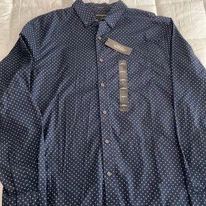 Banana Republic “untucked fit” Large button down dress shirt, new with tags